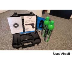 Army Armament Taran Tactical Innovations JW4 Pit Viper GBB Pistol (Blue)