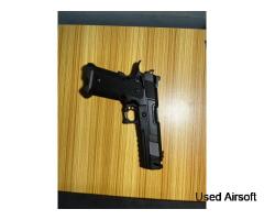 Army Armament R501 black with two 31rnd magazines green gas