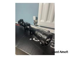 Theta Optics 3-9x50 AOEG Illuminated Rifle Scope