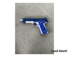 Spring Two toned blue 1911 Pistol - Image 2