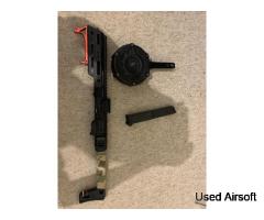 Gtp9/Smc9 upper+drum mag+extended mag(I think it’s leaky)