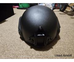 Black helmet