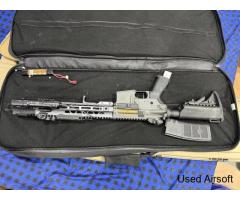 G&G Armament TR16 AR-Style Electric Airsoft Rifle KeyMod, Adj Stock, Sights - Image 2