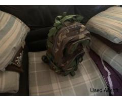 Camo rucksack
