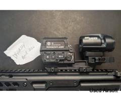 Sig Sauer ROMEO 8T-AMR and JULIET 3-AMR (Holy Warrior) on RAISCALES MONOLIFT RISER - Bundle