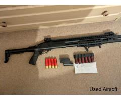 Golden Eagle Type 870 M8875 Tactical Railed Gas Shotgun