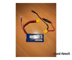 Turnigy 7.4v 1300mAh 20-30C 2 Cell XT60 Lipo Battery Pack