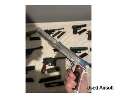 Vorsk 1911 VX-9 silver with silver suppressor