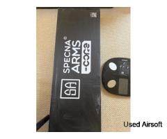 Specna Arms Airsoft Rifle - Red/Black - Includes Original Box, manual & Accesories