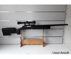 ASG M40A3 AIRSOFT SNIPER RIFLE 1.9 JOULE SPRING + 4X32 SCOPE NEW