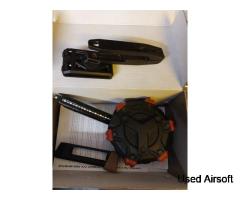 Glock 17 + aw drum mag + holster + mags