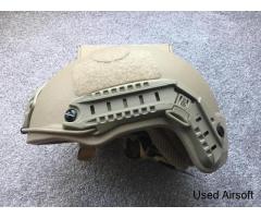 Level 3A Ballistic Helmet - Medium/Large - FAST style - FDE - new/unused