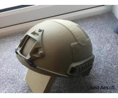Level 3A Ballistic Helmet - Medium/Large - FAST style - FDE - new/unused - Image 4