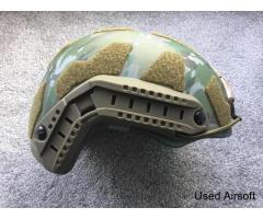 Level 3A Ballistic Helmet - Medium/Large - Maritime Style w/ replica Opscore shroud - new/unused - Image 2