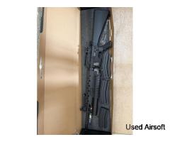 M16A4 w/M203 (SCARFACE) – Quick Change Spring System +ETU, FULL METAL With battery