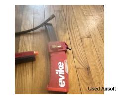 Evike Gas Airsoft Pistol with HK Army Tank, Adapter, and Magazine Included - Image 4