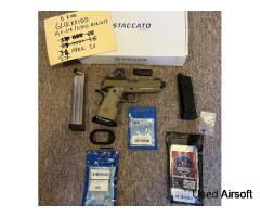 AA Staccato C2 Modified GBB Pistol with RMR