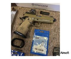 AA Staccato C2 Modified GBB Pistol with RMR - Image 3