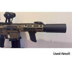 Accelerator-Style M-LOK Angled Grip – Carbon Fibre PETG