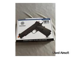 Sig Sauer ProForce 1911 TACOPS Co2 Blowback Pistol AIRSOFT (Black) - Image 3
