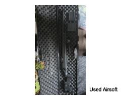 Ares Striker Sniper Rifle and ghillie cape