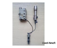 WADSN AN/PEQ-15 And SUREFIRE M600C Bundle With WADSN Dual Pressure Switch