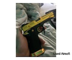 Ss Airsoft Custom Pistol By Limcat Customs “golden Eye'