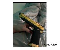 Ss Airsoft Custom Pistol By Limcat Customs “golden Eye' - Image 2