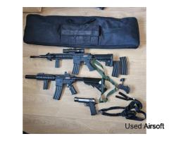 3-Gun Airsoft Bundle + Heavy Duty Tactical Carry Bag