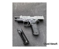 Replica of a Sig Sauer Inokatsu p226 pistol, airsoft collection, Navy SEALs
