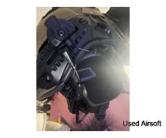 M-tec PTS helmet, Earmor m32 headset Earmor PTT complete set - Image 2