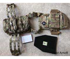 Warrior Assault Systems Multicam LPC with training plates