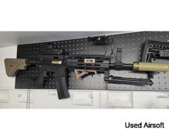 G&G cm16 lmg, upgraded.