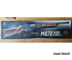 Tokyo Marui M870 gas shotgun- wood stock type