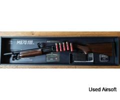 Tokyo Marui M870 gas shotgun- wood stock type - Image 3