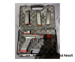 Novritsch SSP18 GBB Pistol Bundle – Red Upgrades, 3 Mags, Red Dot - Image 4