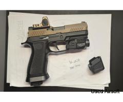 Custom Sig Sauer P320 M18 - TTI Magazine, Steel internals, Unicorn Fixed Barrel