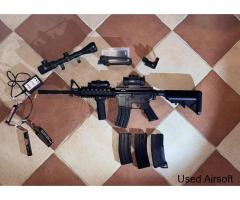 CYMA M4A1 RIS AEG FULL METAL (polymer stock) - Image 2