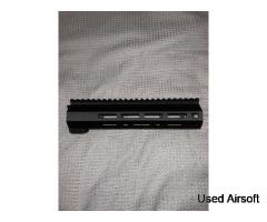 M4/AR15 3D Printed 9" Black Handguard Rail