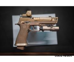 Custom Sig Sauer P320 M18X FDE Comp Full Frame - Image 2