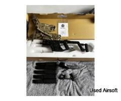 Krytac Kriss Vector GBB Black // Upgrades // 5 gas mags // HPA adapter