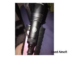 Delta Armoury M4A1 with 5x 130 mid caps, 1x pressure switch flashlight and amplifier - Image 3