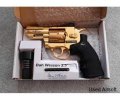 ASG DAN WESSON 2.5" GOLD CO2 REVOLVER - Image 4