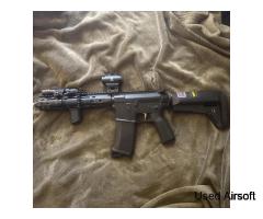 Cyma Platinum M4 QBs Airsoft AEG Rifle 8.5" M-LOK with Battery - Image 3