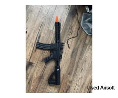 G&G Combat Machine CM16 SRL M4 AEG Airsoft Rifle w/ 9" KeyMod Rail & ETU