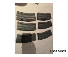 Polymer grey mid cap m4 mags
