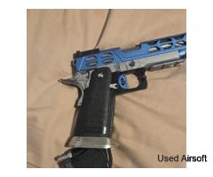 Tokyo Marui OPS-M.R.P. Gas Airsoft Pistol wih acetech tracer and primary adapter