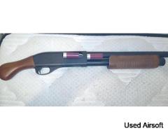 APS M870 Shell Ejecting Shotgun (Short) - Metal & Real Wood