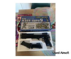 MGC Japan Auto 9 M93R Robocop Gas Pistol vintage Collectors
