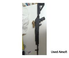 AK 74-t G&G + lazer/lamp + red dot